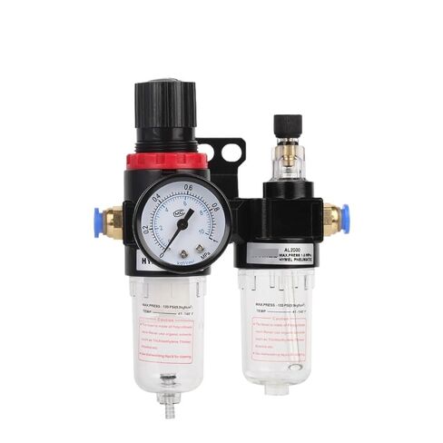 1 قطعة AFC2000 AFR2000 + AL2000 G1/4 ضاغط الهواء فلتر الهواء فاصل الزيت والماء يستخدم لتقليل منظم صمام الضغط (AFC2000 فقط) in Kuwait