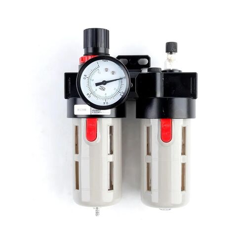 1pcs BFC-2000 Oil-Water Separator Pneumatic Filter Air Processor with Protective Cover Pressure Gauge & Copper Filter Element(BFC-2000-A) in Kuwait