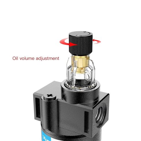 1pcs AFR2000+AL2000 G1/4" AFC2000 Air Compressor Oil Water Separator Filter Regulator Trap Airbrush Pressure Reducing Value(PC 12mm Fitting) in Kuwait