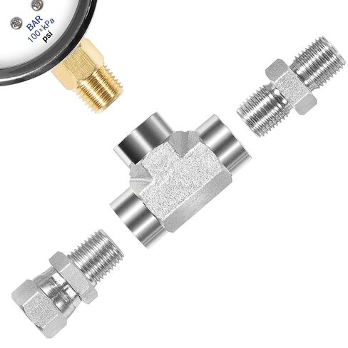 1/4"NPT Threads Pressure Gauge Assembly for Airless Sprayers 340 400 440 450 540 640 740 840，Replaces for Titan 730-397 730397 508239 in Kuwait