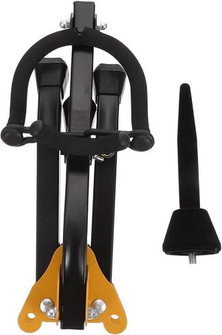 Foldable Portable Saxophone Stand with Anti-slip Iron Base and Ergonomic Design for Alto Tenor Saxophone and Flute Holder, Lightweight Clarinet Sax Stand in Kuwait