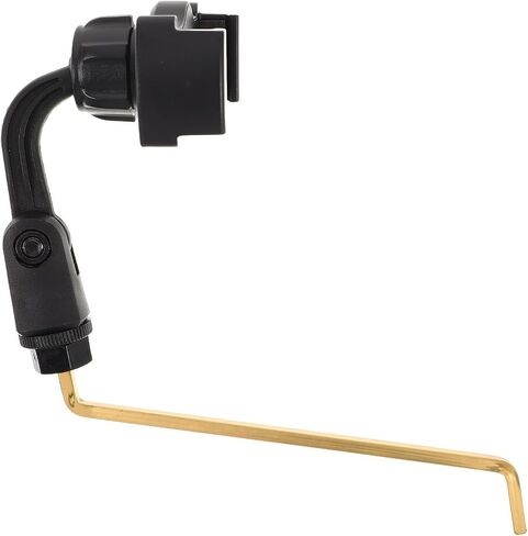Vaguelly Saxophone Phone Holder Stand with Adjustable Viewing Angles and Portable Design, Abs and Stainless Steel Sax Lyre Clip for Smartphones and Music Sheets, for Home Practice in Kuwait