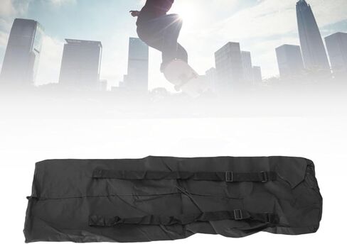 HERCHR 46inches Long Board Travel Carry Bag, Waterproof 600D Oxford Cloth Longboard Skateboard Backpack, 120x38CM in Kuwait