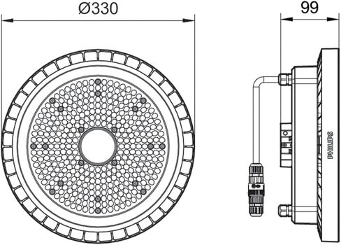 Philips 911401629908 BY121P G5 LED200S/840 PSD WB Hardware, Other Tools, Multicolor in Kuwait