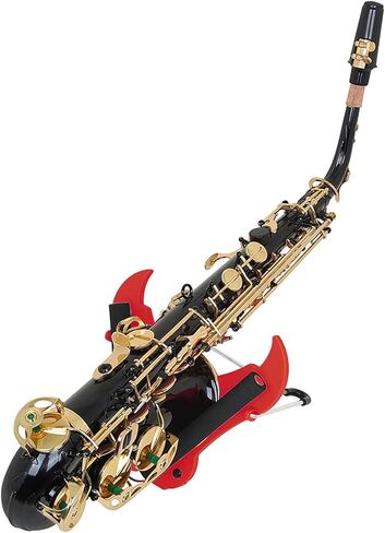 Compact Folding Saxophone Holder with Nonslip Base Easy Assembly Display Stand for Stable Instrument Protections Stable Saxophone Stand ABS Metal in Kuwait