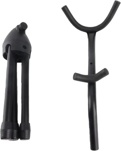 CHICIRIS Tenor Saxophone Stand, Folding Metal Stable Saxophone Holder Rack with U Shaped Design and Non Slip Rubber Feet, for Alto Tenor Home School Store Display in Kuwait
