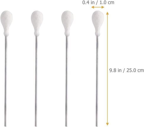 FRCOLOR Cupping Igniter Stick 4-Pack Fire Rod Tool with Cotton Head for Salon and Home Use Vacuum Cupping Accessories for Body Massage and Health Promotion in Kuwait