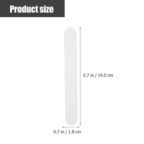 Tongue Depressor Sticks 75 Pcs Plastic Tongue Depressors 5.70 Inch for Oral Cavity Examination Dental Clinic Use and Laboratory Stirring Smooth Flexible Supplies in Kuwait