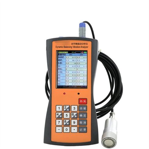 Vibration Meter, High-Precision Vibrometer Dual-Channel Dynamic Balance Vibration Analyzer Measuring Instrument Pen Mechanical Accelerometer in Kuwait