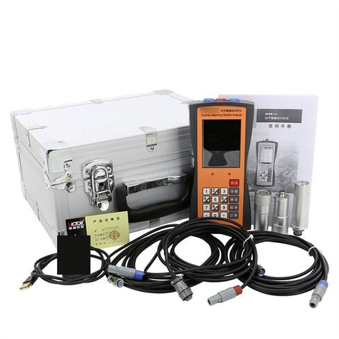 Vibration Meter, High-Precision Vibrometer Dual-Channel Dynamic Balance Vibration Analyzer Measuring Instrument Pen Mechanical Accelerometer in Kuwait