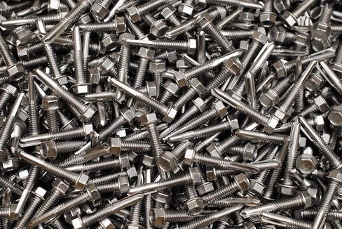 (250) Tek 5 Stainless Steel 12-24 x 1-1/4 Hex Washer Head Self-Drilling HD Screw in Kuwait