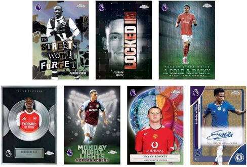 2025-26 بطاقات Topps Chrome Premier League - قصدير (20 بطاقة) in Kuwait