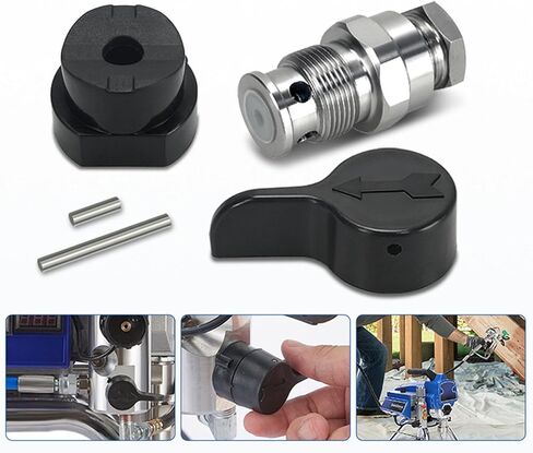 مجموعة صمام إرجاع مشعب فلتر السوائل العامة، 15G455 287167 استبدال مع صمام تصريف 235014، لـ Ultra 395 495 595 II 490 495 595 بخاخ طلاء بدون هواء in Kuwait