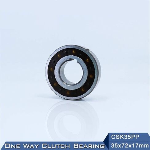1 قطعة CSK35PP طريقة واحدة تحمل براثن مع Keyway CSK6207PP محامل عجلة مجانية CSK207PP 35X72X17mm in Kuwait
