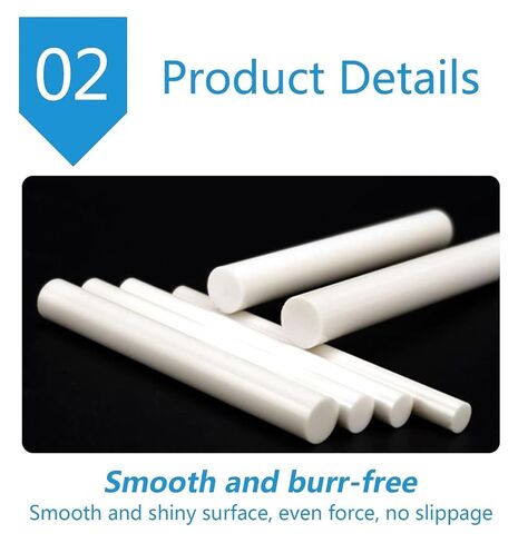 Ceramic Rods, Alumina Rod 10cm Beige Diameter(6 * 100mm) in Kuwait