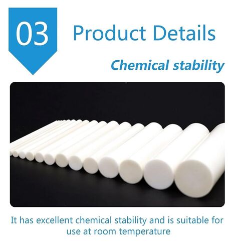 Ceramic Rods, Alumina Rod 10cm Beige Diameter(6 * 100mm) in Kuwait
