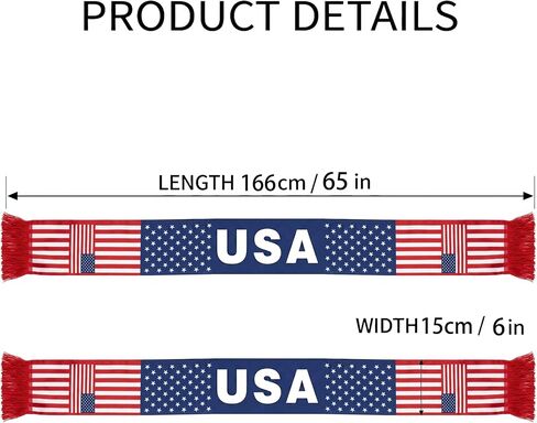 Spain Flag Scarf for Soccer Football Fans, Patriotic Spanish Spirit Team Supporter Wrap for Game Day, Lightweight Polyester Apparel for Stadium Events, Parades & Festivals, 65" x 6" in Kuwait