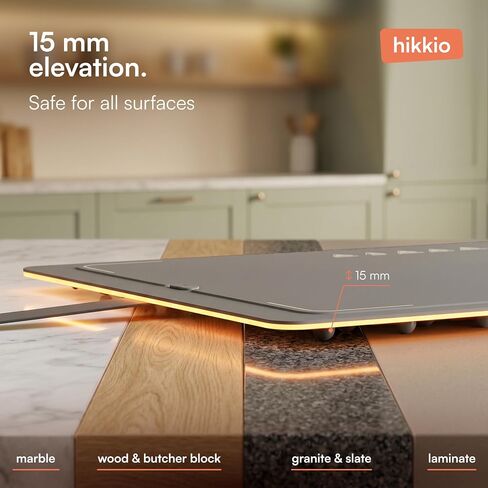 حصيرة تدفئة كهربائية محيطة LED للأغذية مقاس 26 بوصة × 17 بوصة، حصيرة تدفئة طعام محمولة للمنضدة مع درجة حرارة ومؤقت قابلين للتعديل، وسادة سيليكون قابلة للطي لتسخين سريع للبوفيه والعشاء in Kuwait