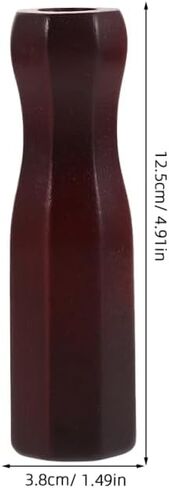GALPADA 2Pcs Wooden Foosball Table Handles Octagonal Replacement Parts for Indoor Soccer Machine Rods Non-Slip Grip Wine Red in Saudi Arabia