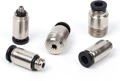SL Mini Pneumatic Quick Connector Throttle Valve Thread M3 M4 M5 M6 3mm 4mm 5mm PU Hose 1Pcs(6-M6) in Kuwait