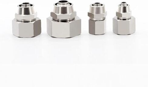 1/8" 1/4" 3/8" 1/2" Inch Thread PC/PCF/PL/SL Trachea Quick Connector 12Mm 10Pcs(12-03,PC) in Kuwait