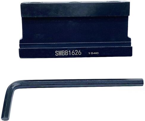 Alloy Steel CNC Lathe Grooving Parting Plate Holder Cut Off Block for SPB Blade Compatible with SMBB1626 SMBB2026 SMBB2032 (SMBB2032) in Kuwait