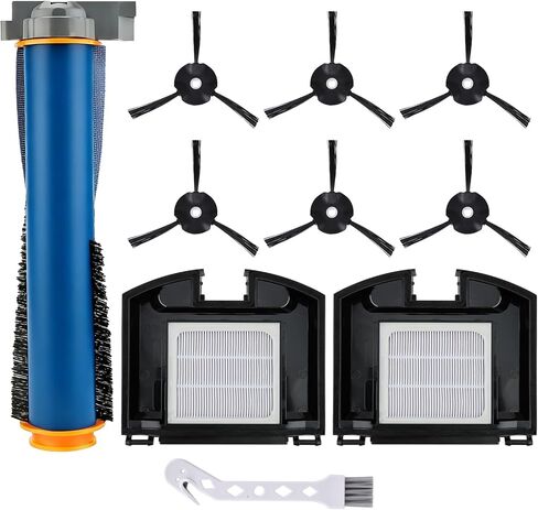 جزء استبدال RV2310 متوافق مع Shark RV2300 AV2310 Matrix Robot Accessories Filter Kit ، 1 Brushroller ، 2 عوامل تصفية ، 6 فرش جانبية (ليس لمصفوفة AV2310AE/ RV2310AE) in Kuwait