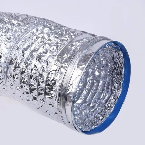 Flexible Duct Hose, Aluminum Hose, Inner Diameter 8Inch Flexible Pipe Ventilation Ducting Vent Dryer in Kuwait