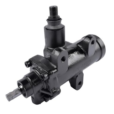 Power Steering Gear Box Black Direct Replacement Compatible with OE 27-7589 277589 15068759 32 Spline 4 Blank Sector Shaft Heavy Duty Steering Component in Kuwait