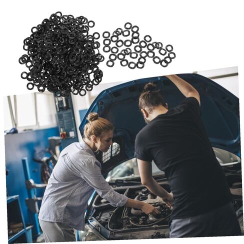 500pcs Wave Washers Wave Spring Steel Washers for Compression Applications Elastic Gaskets to Prevent Loosening for Mechanical Repairs and Assembly in Kuwait