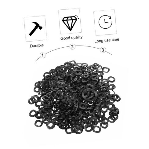 500pcs Wave Washers Wave Spring Steel Washers for Compression Applications Elastic Gaskets to Prevent Loosening for Mechanical Repairs and Assembly in Kuwait