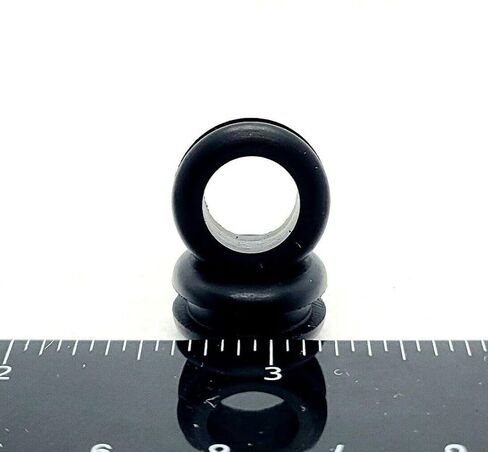 1/2" Panel Hole Rubber Grommets for Cable and Wiring 3/8" ID Center Hole for 1/8" Thick Wall Material Electrical Bushing (Pack Size: 12) in Kuwait