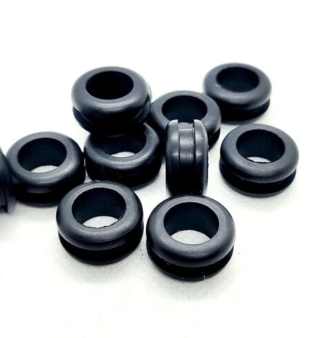 1/2" Panel Hole Rubber Grommets for Cable and Wiring 3/8" ID Center Hole for 1/8" Thick Wall Material Electrical Bushing (Pack Size: 12) in Kuwait
