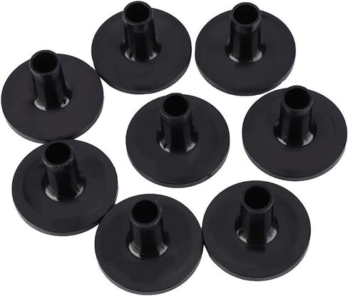 Long Flanged Cymbal Sleeve, 8 PCS Black Plastic Flanged Cymbal Sleeves Drum Set Parts Accessory Musical Instruments Accessory for Cymbal Replacement Accessories Set in Kuwait