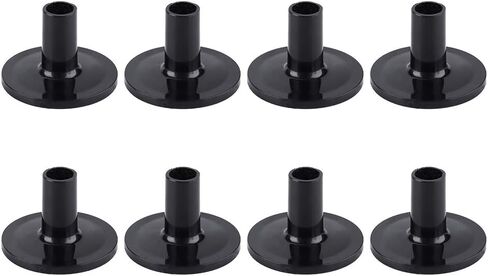 Long Flanged Cymbal Sleeve, 8 PCS Black Plastic Flanged Cymbal Sleeves Drum Set Parts Accessory Musical Instruments Accessory for Cymbal Replacement Accessories Set in Kuwait