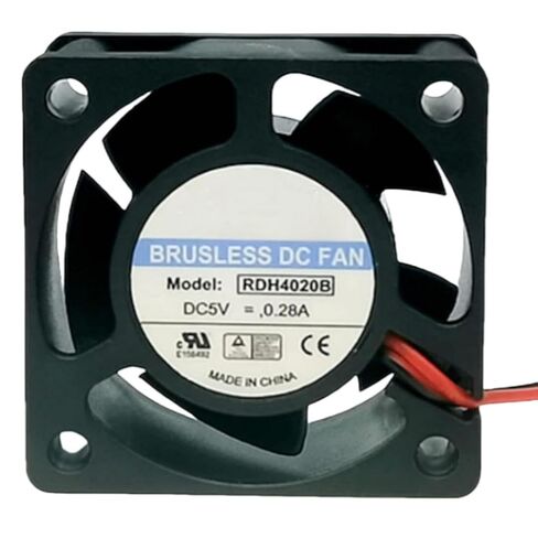 RDH4020B مروحة 4 سم لـ 5V 0.28A 4020 40X40X20MM 2-Wire Cooling Fan in Kuwait