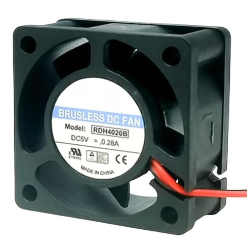 RDH4020B مروحة 4 سم لـ 5V 0.28A 4020 40X40X20MM 2-Wire Cooling Fan in Kuwait