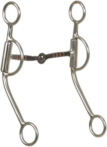 FES Jointed Training Horse Snaffle | Ideal Starter for Young Horses | Enhanced Leverage for Quicker Response | Rustic Sweet Iron Mouthpiece in Kuwait