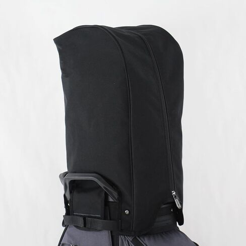 Golf Cart Bag Hood Cover, Heavy Duty Waterproof Nylon, Dustproof Rain Protection, 6 Adjustable Snap Buttons, for 14-Way Divider Cart Bags in Kuwait