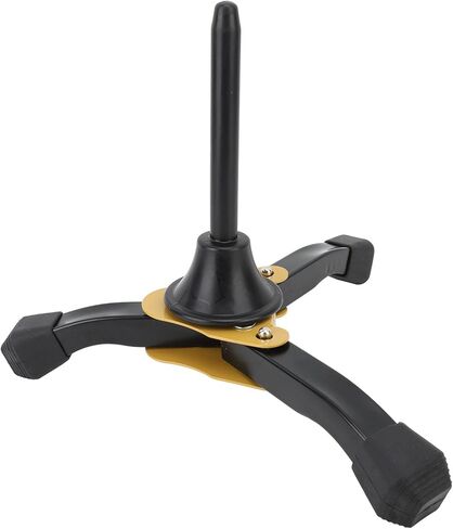 Flute Clarinet Stand, Portable Anti Slip Foldable Oboe Holder Stand for Soprano Saxophone and Wind Instruments with Sponge Protection, Tripod Design for Musicians On the in Kuwait