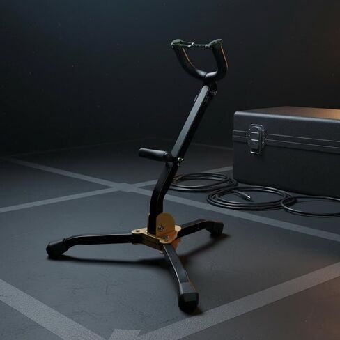 Qianly Alto Tenor Sax Stand تجميع بسيط حامل الساكسفون القابل للطي ملحق الآلة الموسيقية لأداء المسرح in Kuwait