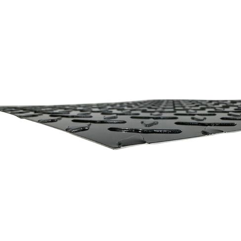 Aluminum Diamond Plate Sheet, 48" x 120" x .025" Thick, Gloss Black, 4 ft x 10 ft, Rockguard, Trailer, Garage, RV in Kuwait