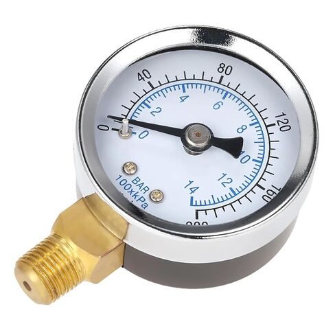 1/8 بوصة NPT ضغط الهواء 1/8 "NPT 0 PSI مقياس الضغط 0-14 بار مع 1.5" in Kuwait