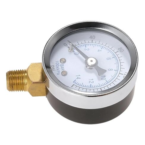 1/8 بوصة NPT ضغط الهواء 1/8 "NPT 0 PSI مقياس الضغط 0-14 بار مع 1.5" in Kuwait