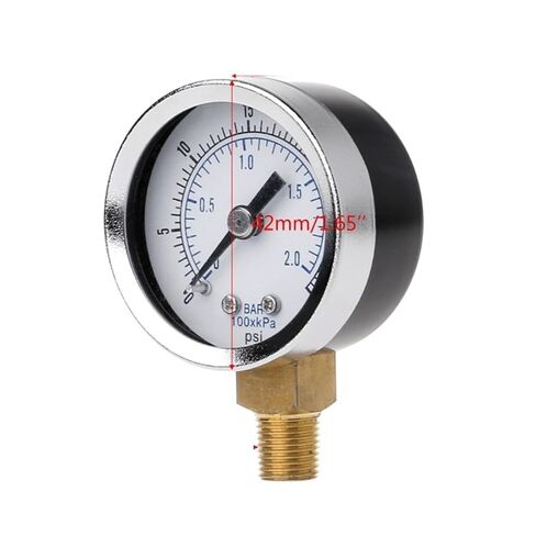 1 قطعة قياس ضغط المرافق 0-30psi 0-2bar قياس الضغط المنخفض الهيدروليكي المزدوج in Kuwait