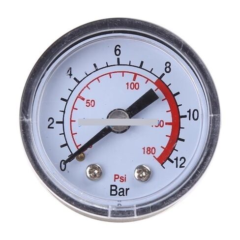 1pc Y5GD Oil Pressure Gauge for w/Dual Scale Horizontal/Vertical Air Compressor Gauge Iron/Plastic for Case Air Compressor Gauge in Kuwait