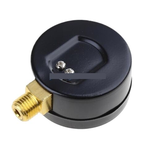 1pc Y5GD Oil Pressure Gauge for w/Dual Scale Horizontal/Vertical Air Compressor Gauge Iron/Plastic for Case Air Compressor Gauge in Kuwait
