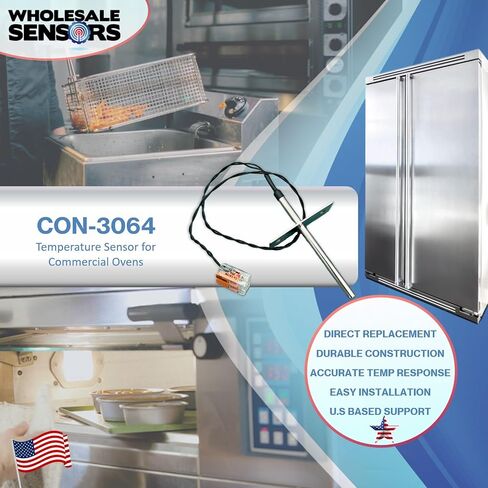 Replacement TurboChef CON-3064 RTD Sensor/Probe Kit with Wago Connector, 12 Month Warranty & US Based Support in Kuwait