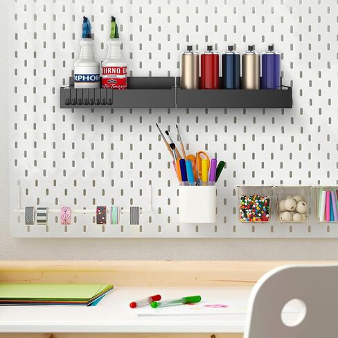 Linone 4 Pcs Magnetic Spray Can Holder, Magnet Toolbox Bottle Holde, Wall Mounted Aerosol Spray Can Holder, Mechanic Paint Can Organizer, Tool Box Storage Rack for Garage Home Workspace in Kuwait