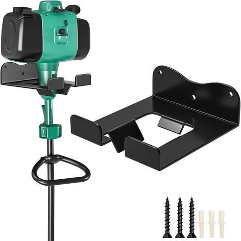 Weed Eater Hanger Garage Organizer Trimmer Rack, Weedeater Rack Wall Mount for Grass Trimmer, Garden Power Tool Holder Organizer for Grass Trimmer Hedge Trimmer (Black-2Pcs) in Kuwait